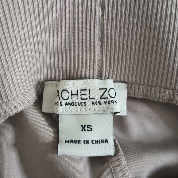 Rachel Zoe Beige Chino Mid Rise Casual Short Size XS Stretch Pockets Pull On - Picture 4 of 5